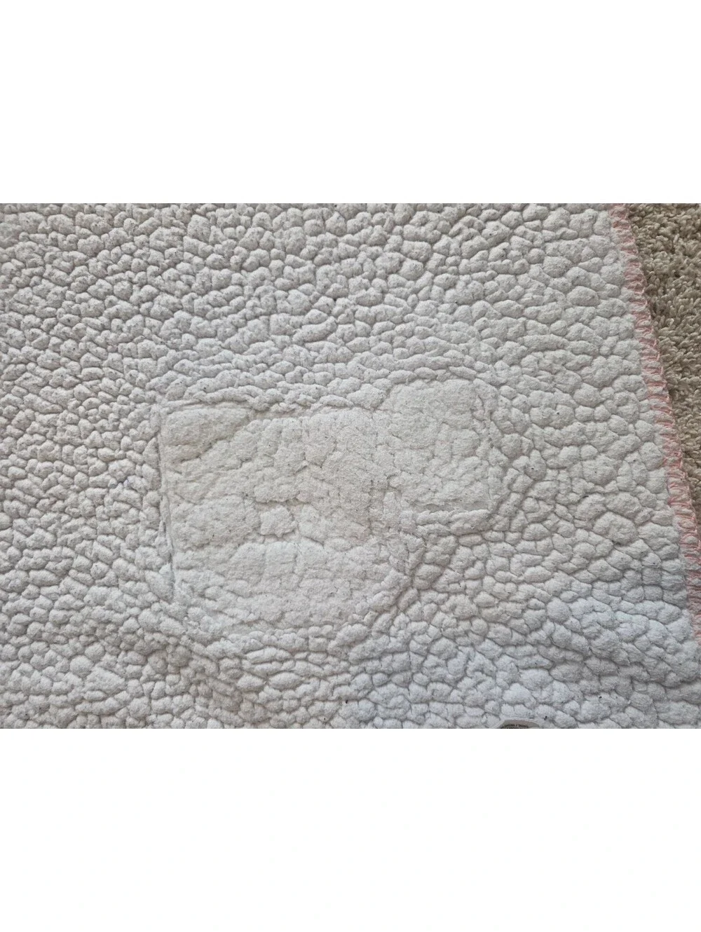 PINK Victoria's Secret Pink Camo Sherpa Throw Blanket 50x60 Varsity P Logo